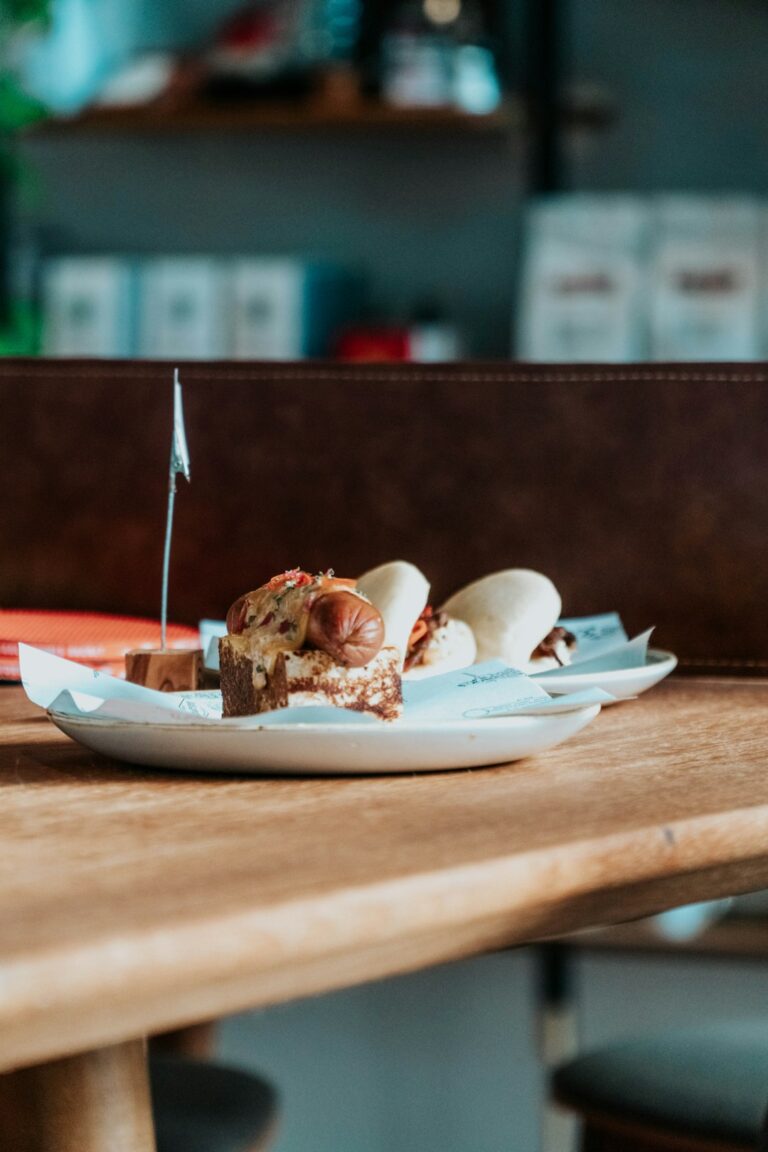 sliced meat on white ceramic plate