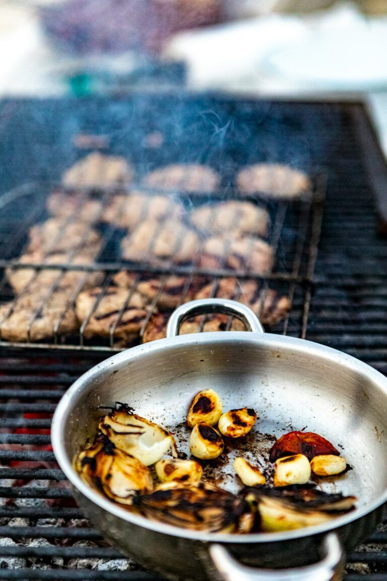 Grill / BBQ outdoors in the summer time. Istanbul, 2020.